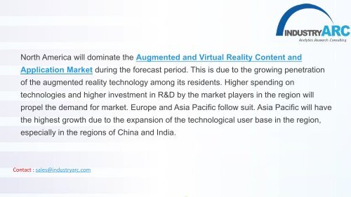 Augmented and Virtual Reality Content and Application Market-output