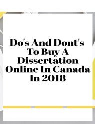 Do_s And Dont_s To Buy A Dissertation Online In Canada In 2018