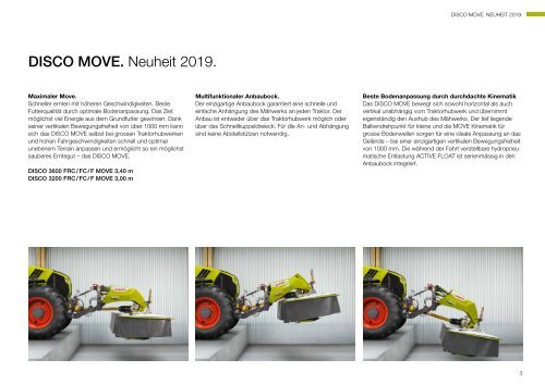 2018 CLAAS FEM Frühbezug 2019