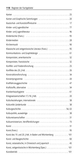 Bibliotheken in Stuttgart, 7. Aufl. 2001 - Universität Hohenheim