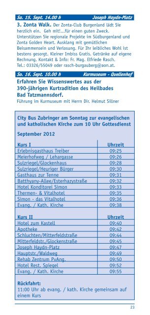 Monatsprogramm als herunterladen - Bad Tatzmannsdorf ...