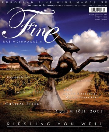 FINE Das Weinmagazin, 1. Ausgabe - 01/2008