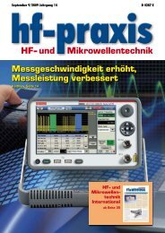 Mikrowellentechnik HF- und - beam - Elektronik & Verlag