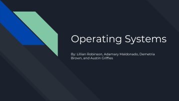 Operating Systems