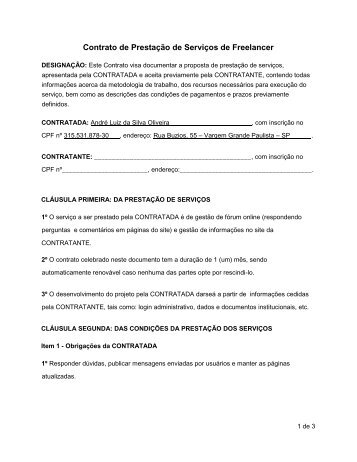 Contrato de Prestação de Serviços de Freelancer - (assinado)