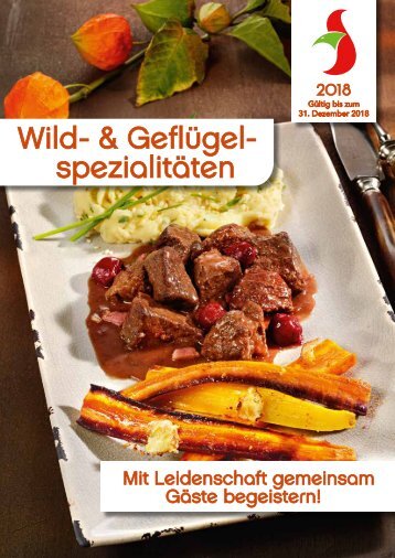 Wild- und Geflügelspezialitäten 2018