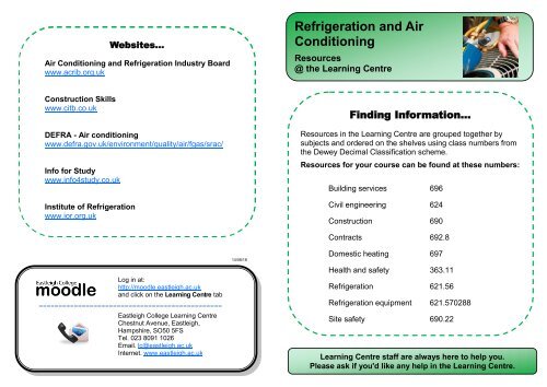 Refrigeration and air conditioning