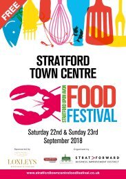 Stratford Town Centre Food Festival 2018