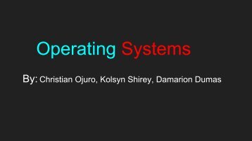 Operating Systems