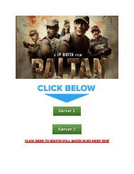 WATCH PALTAN HINDI 2018 ONLINE FULL MOVIE FREE HD