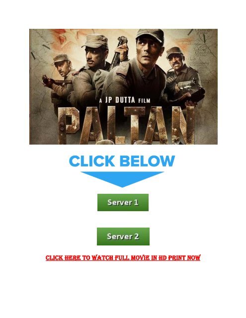 Paltan Torrent Movie Download 720p DVDRip 700MB Filmywap