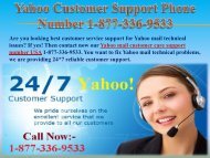 Yahoo Customer 1877-503-0107 | Support Phone Number 