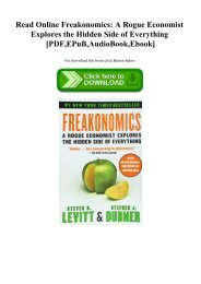 Freakonomics online dating