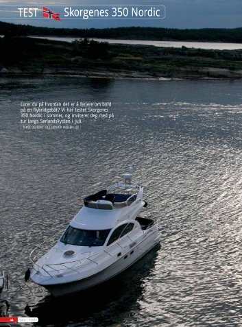 Ferieliv pÃ¥ Ã¸verste hylle - Skorgenes Boats AS