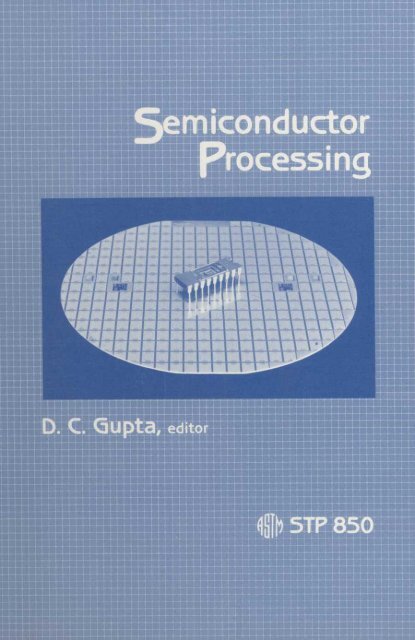 Semiconductor Processing - ASTM International