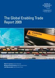 The Global Enabling Trade Report 2009 - World Economic Forum