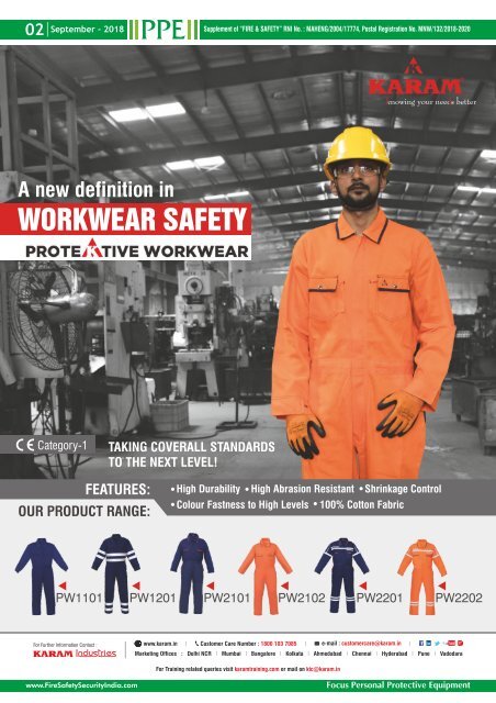 Focus Personal Protective Equipment September 2018