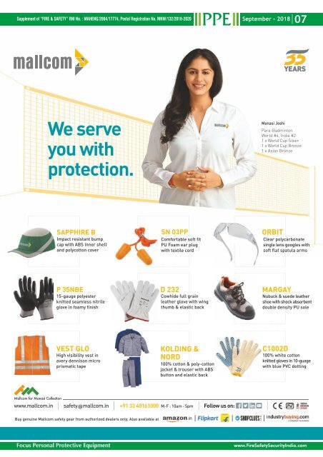 Focus Personal Protective Equipment September 2018