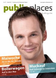 Muckauf Ralf Schmitz im Interview » S. 14 Bollerwagen Auf in den Mai