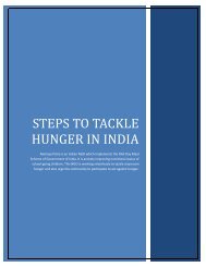 Tackle Hunger in India