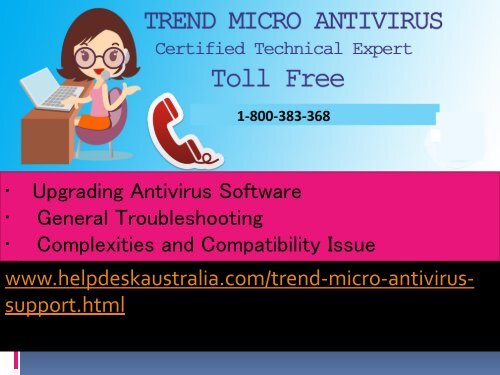 1-800-383-368  Perfect Solution Trend Micro Antivirus Support Helpline  