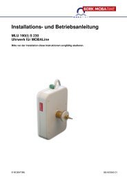 Installations- und Betriebsanleitung MLU 190(t) - Bürk Mobatime ...