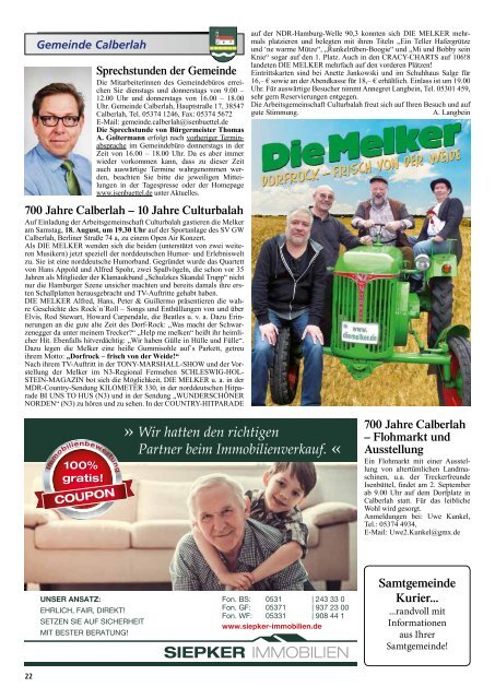 Kurier Isenbüttel August 2018