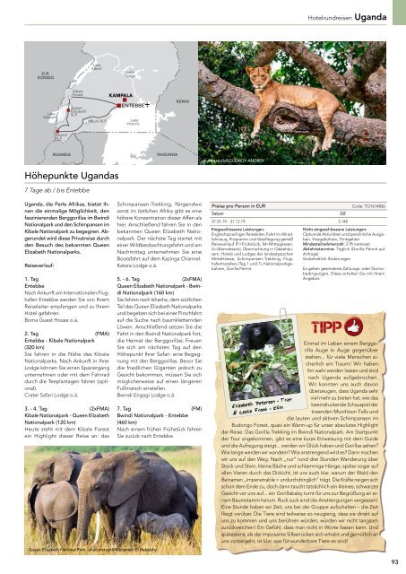 Östliches Afrika & Kongo 2018/19