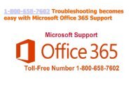 Troubleshooting Microsoft office 365