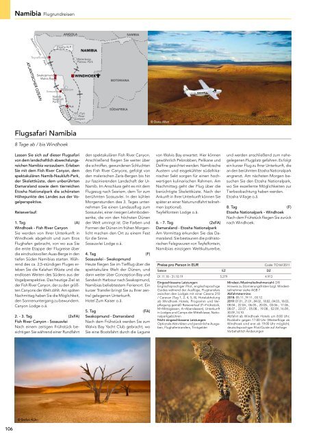 Südliches Afrika 2018/19