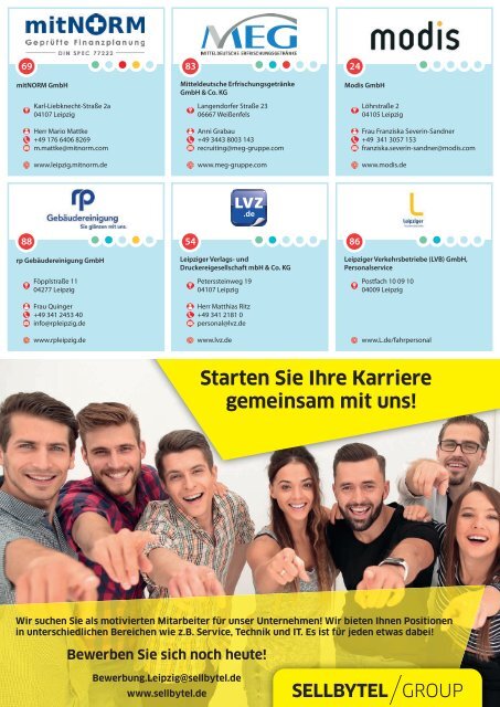 MESSEZEITUNG zur 14. Jobmesse Leipzig am 22.09.2018