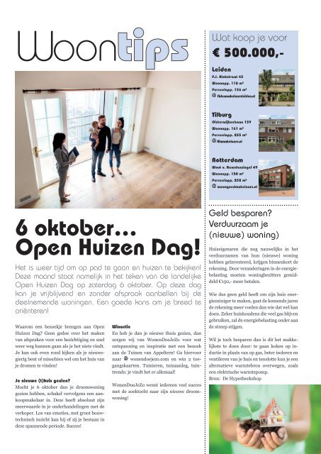 WonenDoeJeZo in Noord Nederland, #oktober 2018