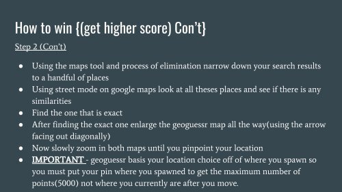 GeoGuessr Tutorial