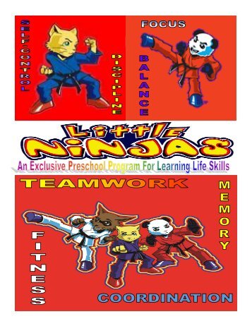 Little Ninjas Information brochure single layout 2