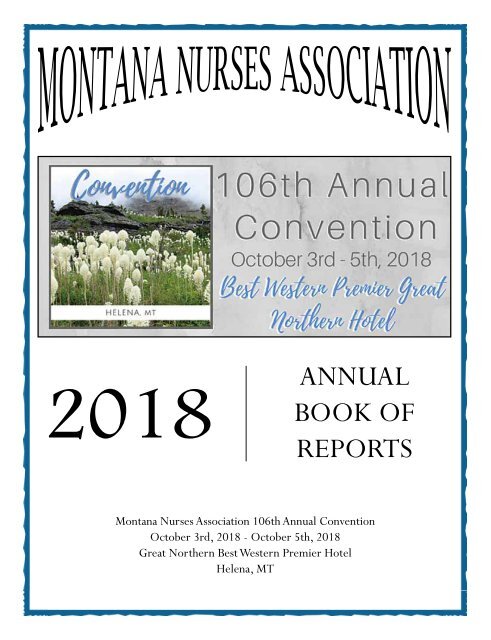 Montana Annual Book of Reports 2018 - September 2018