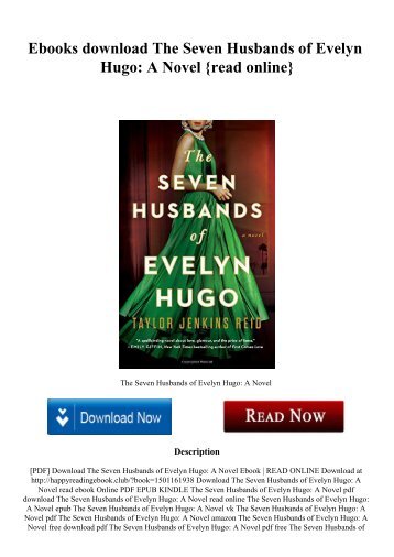 Ebooks download The Seven Husbands of Evelyn Hugo A Novel {read online}