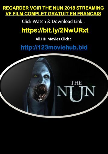 GO-REGARDER VOIR FILM THE NUN 2018 STREAMING VF FILM COMPLET GRATUIT EN FRANCAIS CINEMA