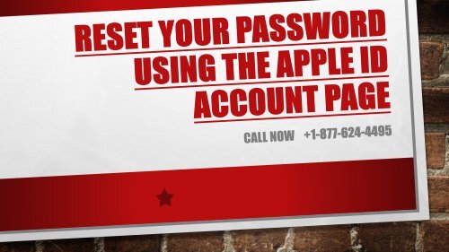 Reset Your Password Using The Apple Id Account