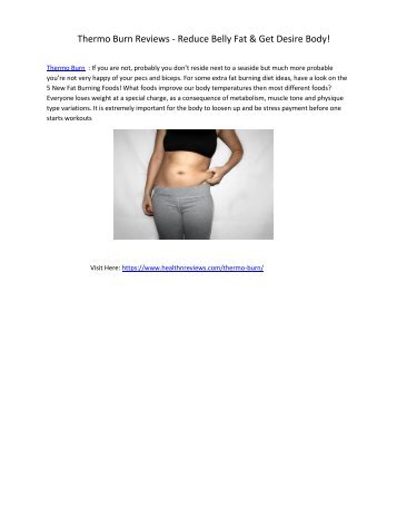  Thermo Burn - Increase Metabolism Rate To Burn Fat!