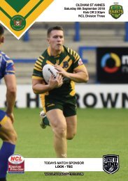 2018 Woolston Rovers Matchday Programme Oldham St Annes 080918