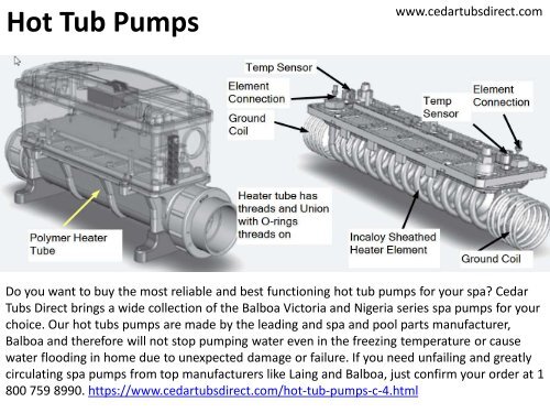 Reliable and Best Functioning Hot Tub Pumps