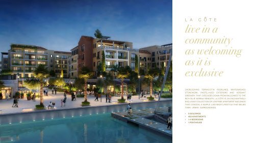 Meraas Le Cote Residences at Port de La Mer Jumeirah Dubai +9714248 3445