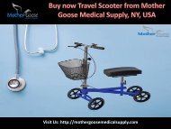  Best Travel Scooter from Mother Goose medical Supply, LLC 