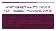 What Are Best Ways To Choose Right Product