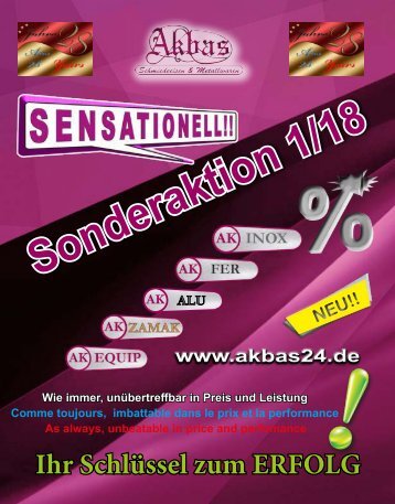 Sonderaktion 1-18 ohne Preis. 