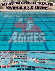 Swimming Media Guide - New Mexico State University Athletics