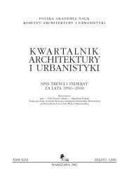 KWARTALNIK ARCHITEKTURY I URBANISTYKI - AlejaHandlowa.eu