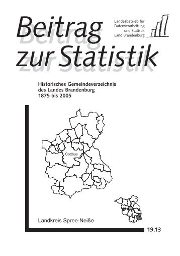 Historisches Gemeindeverzeichnis des Landes ... - Brandenburg.de