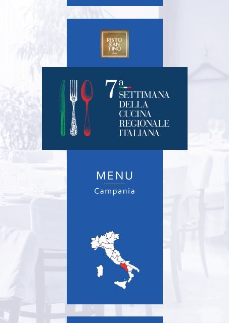 7ª Settimana della Cucina Regionale Italiana - Campania