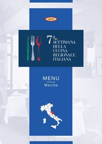 7ª Settimana della Cucina Regionale Italiana - Marche